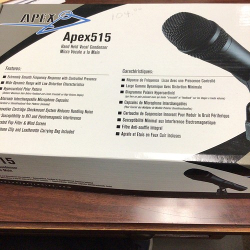 APEX 515 Handheld Hypercardioid Condenser Microphone OPEN BOX - Bild 1 von 3