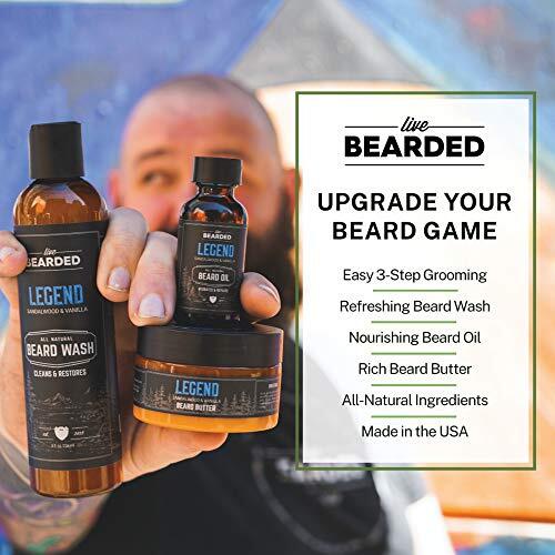 : 3-Step Beard Grooming Kit - - Beard Wash, Beard Oil and Beard Tombstone - Picture 4 of 6