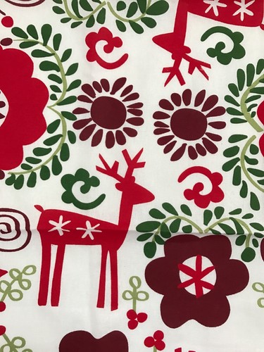 Etikett/Tag2U/TagLtd. - NORDIC HOLIDAY GESCHIRRTUCH x 1 - Grün/Rot/Weiß NEU - Neu mit Etikett - Bild 2 von 2