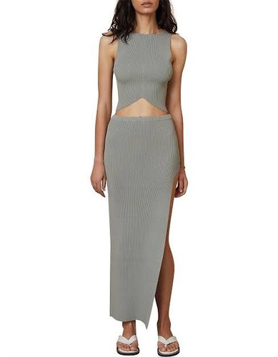 BEC And BRIDGE VERSAILLES KNIT Top & Skirt Set Sage Green Size 8 BNWT Designer - Picture 4 of 11