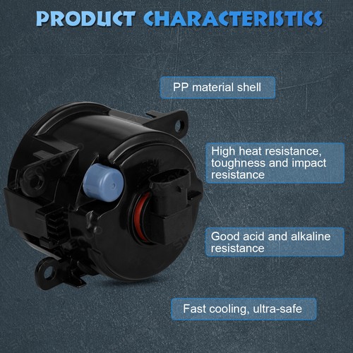 Left+Right Side LED Fog Light Bumper Lamp For Subaru XV Crosstrek 2013-2016 2017 - Picture 7 of 17