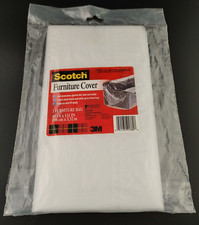 3M Furniture Dust Cover 41" X 131" Plastic Moving & Storage Cover #8040 Scotch
