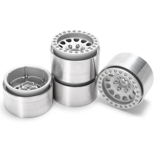 For 1/10 RC SCX10 Wraith RC4WD 90034 1.9'' Metal Alloy Beadlock Wheel Rim & Tire - Picture 52 of 99