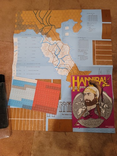 Hannibal - Simulations Canada. Vintage Game UNPUNCHED 1983    - Imagen 4 de 7