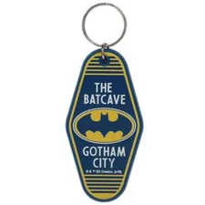 Warner Bros DC Comics Batman Batcave Gotham City Hotel Room Keychain New Ship