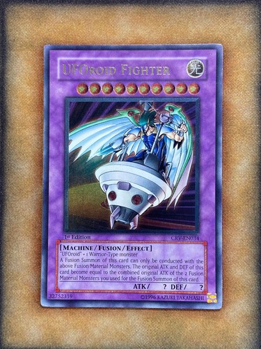 Yugioh UFOroid Fighter CRV-EN034 Ultimate Rare 1st Ed LP - Picture 1 of 6