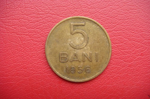ROMANIA Nickel brass 5 BANI 1956 RPR COIN - Picture 15 of 19