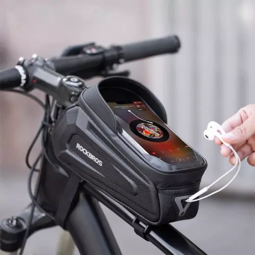 ROCKBROS Rahmentasche Fahrradtasche 6.8'' Handyhalterung Wasserabweisend Tasche