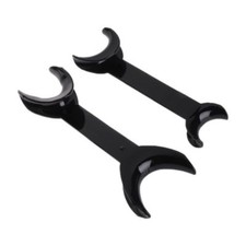 2x Dental Cheek Retractor Lip Opener Double-Headed Black Small&Large Photography