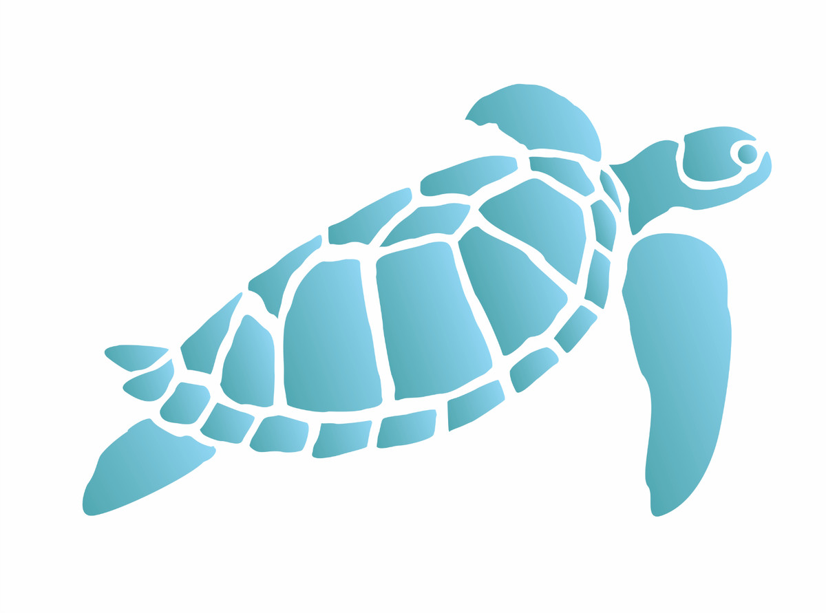 Turtle STENCIL Sea Life Ocean Sand Beach DIY Reversible Art Craft Signs  Reusable | eBay