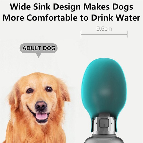 Pet Dog Water Bottle Cat Drinking Cup Outdoor Travel Camping Water Bottle 800ml - Picture 15 of 27