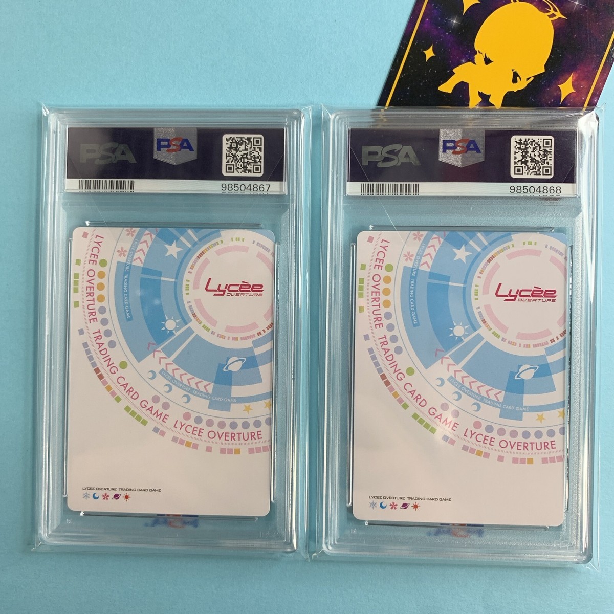 Lycee　ネリア　SP PSA 10 Sequential Set】 Signed Lycee Overture Navel 1.0 LO
