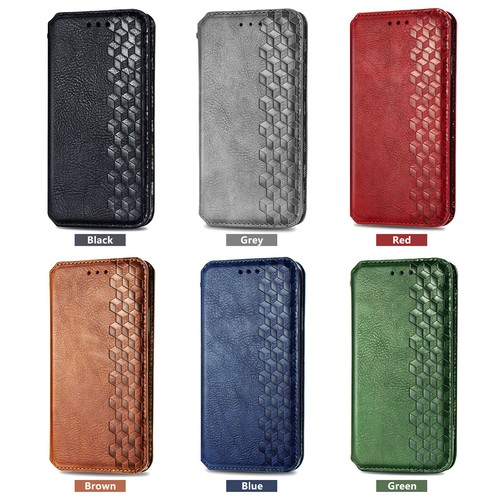 For iPhone 13 14 15 Plus 16 Pro Max PU Leather Flip Wallet Case Card Slot Holder - Picture 2 of 19