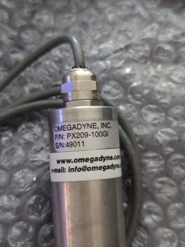 OMEGA,PX209-100GI,PRESSURE TRANSDUCER 0-100PSI And PS-4E Snubber - Picture 7 of 7