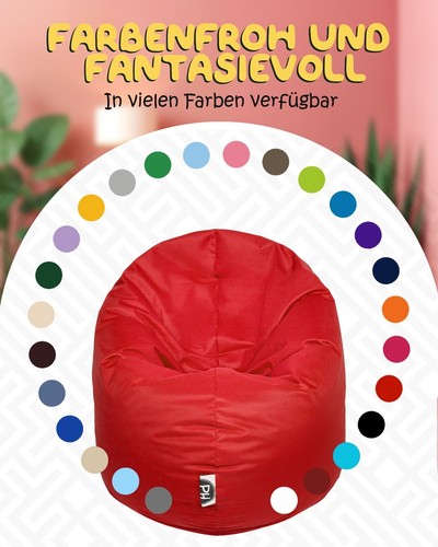 Patchhome 2 Varianten in 1 Sitzsack Sitzkissen Beanbag Gamer Kissen Tobekissen - Bild 101 von 199