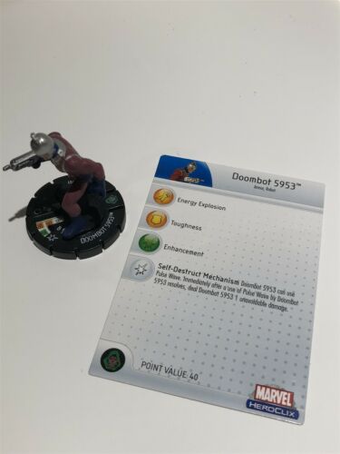 Heroclix Marvel Secret Invasion- Doombot 5953 #107 with Card - Picture 4 of 5