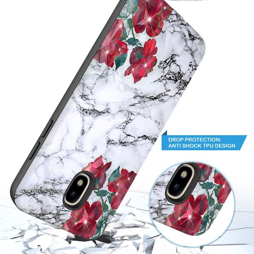 For Samsung Galaxy J7 V 2nd Gen /J7 Refine / J7 Top Laser Glitter Graphic Case - Picture 4 of 5
