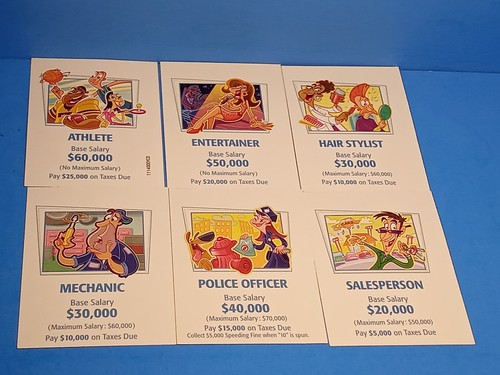 2007 The Game Of Life Replacement Parts You Pick Cards Tiles Money - Picture 8 of 26