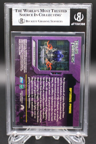 PETER CULLEN SIGNIERT TOPPS TRANSFORMERS #1 KARTE BGS AUTO SLAB BECKETT BAS BGS - Bild 3 von 3