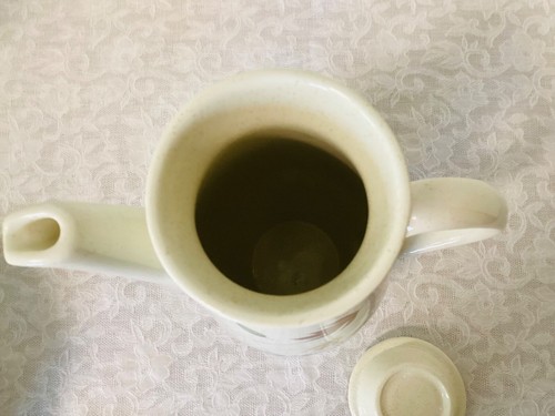 MCM 1950s Franciscan Earthenware Autumn Leaves 10.5 Inch Coffee Pot w/Lid - Picture 7 of 8