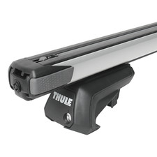 Für Citroen C3 Fliessheck I Typ FC Thule SlideBar - Dachträger - Aluminium - Top