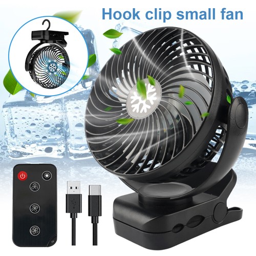 720° Mini USB Ventilator mit Akku 12000mAh Tischventilator Lüfter Leise DHL - Bild 13 von 19