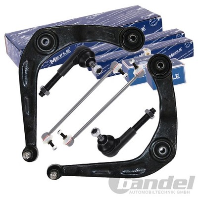 2x MEYLE QUERLENKER + HD SPURENSTANGENKOPF KOPPELSTANGE passend für PEUGEOT 206