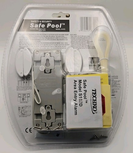 Techko Maid Inc S187D Safe Pool Alarm w/ Magnetic Sensor and Bypass *NEW Sealed* - Picture 2 of 2