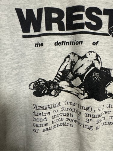Vintage 1991 Wrestling Tournament Screen Stars T-shirt Size XL McClintock - Picture 9 of 10