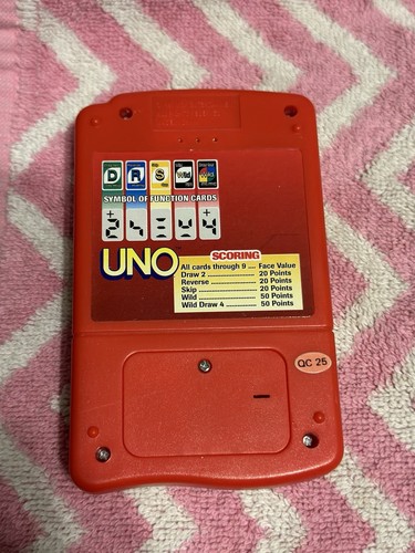 1997 UNO Handheld Electronic Game MGA-825 NOT TESTED - Bild 2 von 3