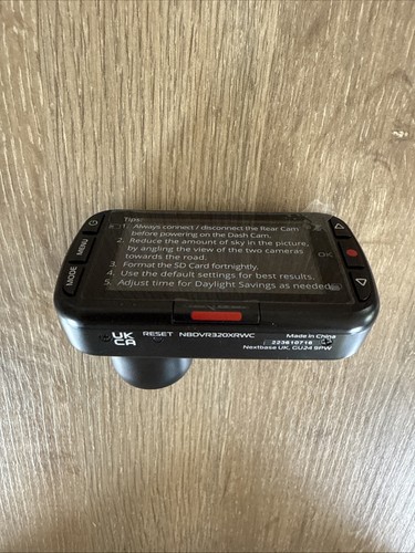 Nextbase Dash Cam 320XR Unità Solo Montaggio Cavo Ecc - Foto 9 di 18