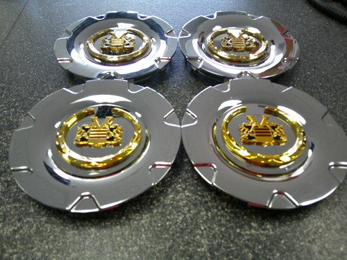 NEW 2006-2008 Cadillac XLR Vogue Chrome Center Caps 99-04113 99-4577 4608 Set/4* - Picture 2 of 9