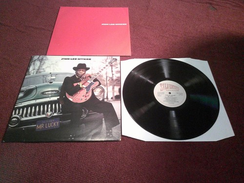 JOHN LEE HOOKER MR LUCKY VINYL 1ST PRESS 1991 EX/EX+ BLUES AUDIO ORE LP 519