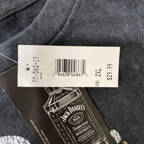 Jack Daniels Whiskey Vintage Mineral Wash T-Shirt Gr. 2XL - Bild 2 von 2