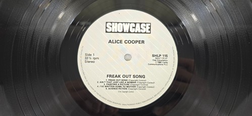 Alice Cooper Freak Out Song Vinyl Record. 1985. 12" LP. VG+. - Picture 3 of 17