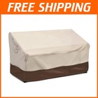 Waterproof Patio Sofa Cover - Beige & Brown