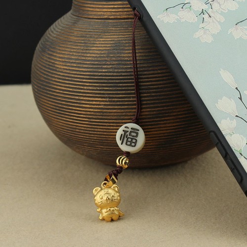 Mobile Phone Accessories Pendants for Cell Strap Charm Tiger Keychain - 第 3/12 張圖片
