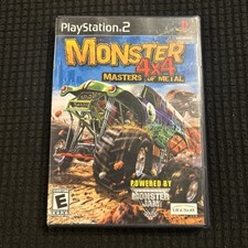 Monster 4x4: Masters of Metal (Sony PlayStation 2, 2003) CIB & Tested