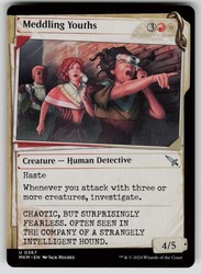 Meddling Youths (Showcase) Murders at Karlov Manor #367/499 MTG