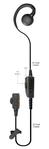 Sonim Klein CURL Wired PTT Headset for XP10, XP5plus, XP5s, and XP8 handsets - Picture 6 of 6