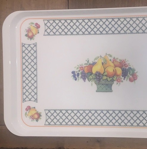 Villeroy & Boch Fruit Basket Melamine Tray 11.5”W 18.75”L Italy - Picture 3 of 13