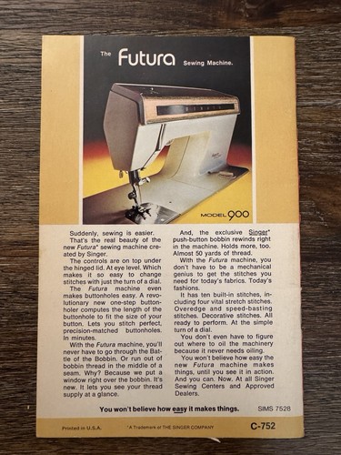 Singer How To Sew Bedspreads 1974 Vintage Booklet - Picture 2 of 8