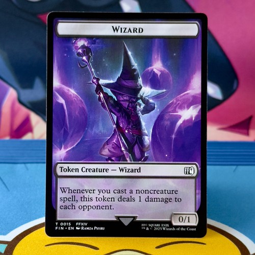 Hero - 0005 / Wizard - 0015 - Token - Final Fantasy - Englisch - MTG - Bild 2 von 2