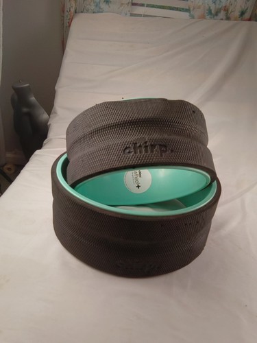 Rueda de chirrido + 10" y 12” rueda trasera estirador alivio del dolor rueda músculo... - Imagen 1 de 3