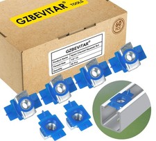 Nylon Channel Squeeze Nut, 1/2"-13 Strut Channel Cone Nuts - 60 Pcs, Easy Pos...