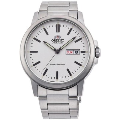 Orient Automatic Stainless Steel White Dial Men s Watch RA-AA0C03S39B