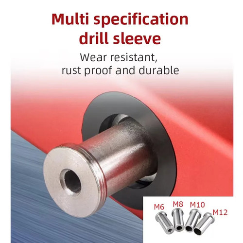 Portable Multi-Angle Adjustable Boring Jig Woodworking Hole Positioning Guide - Picture 3 of 19