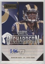 2013 Panini Playbook Signatures Gold /10 Daryl Richardson #75 Auto