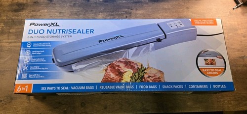 PowerXL Duo NutriSealer Plus 6-in-1 Vacuum Sealer Machine With Accessories - Picture 1 of 5