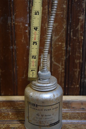 EAGLE 27 FLEXIBLE SPOUT ÖLER TRIGGER PUMP CAN SCREW CAP 1940s VINTAGE 10oz USA - Bild 8 von 15